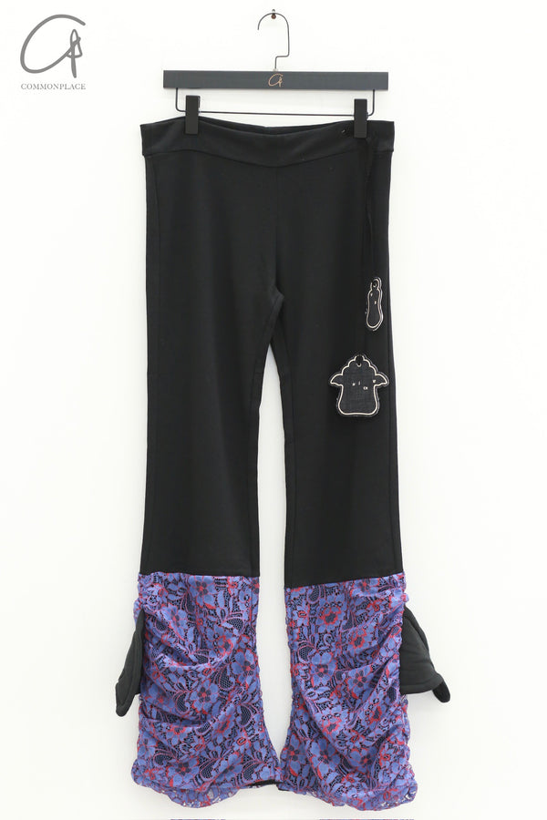 VeniceW 24 Spring/Summer Socks Sweatpants VCW-1SP-HZ Black Purple